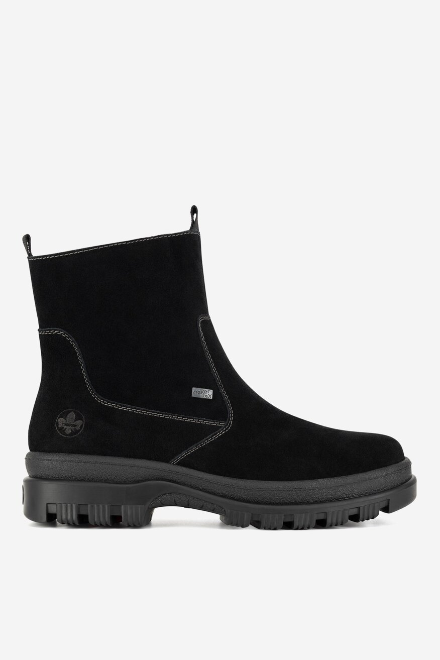 Botki skórzane ocieplane