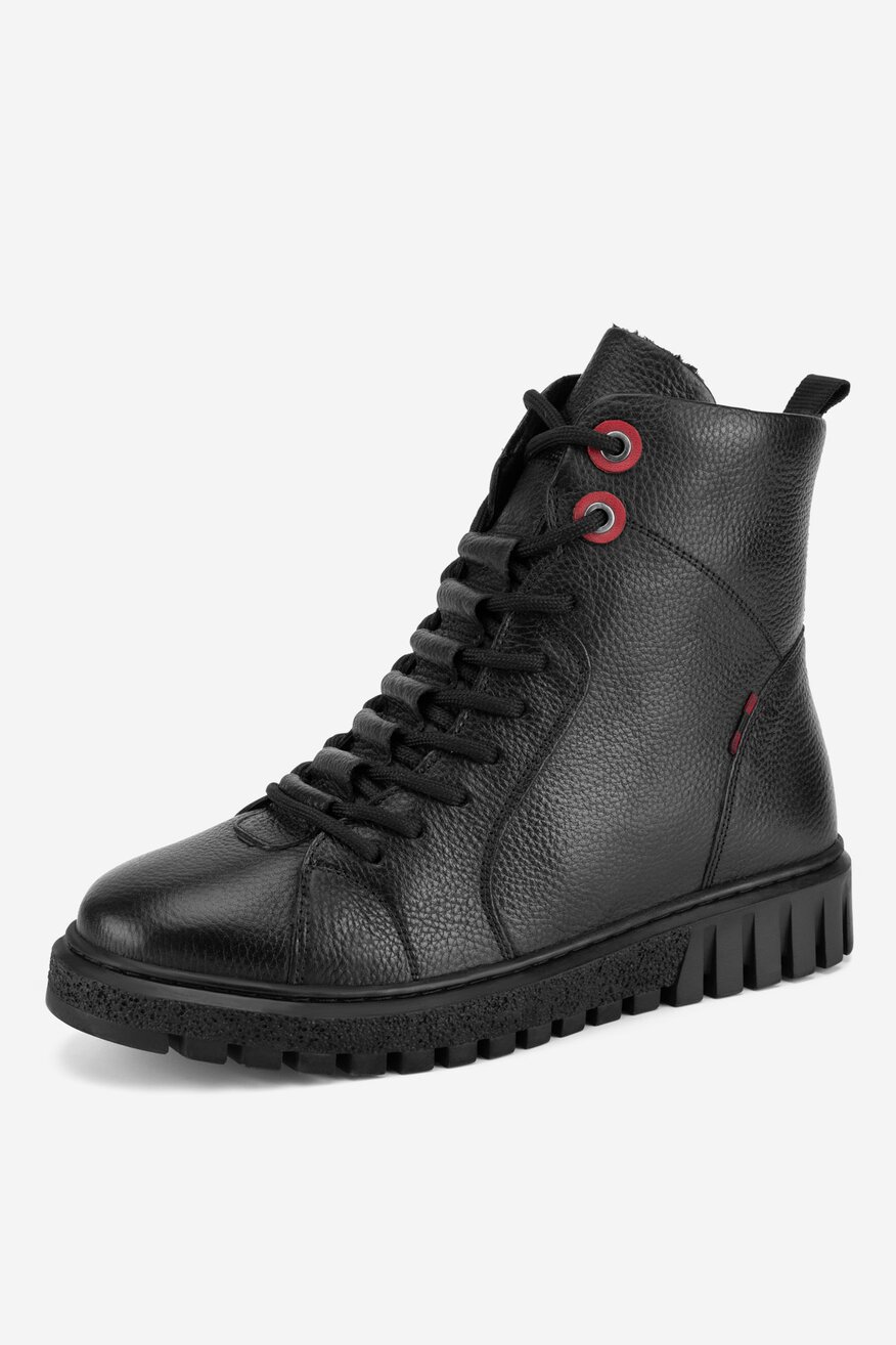 Trzewiki skórzane ocieplane