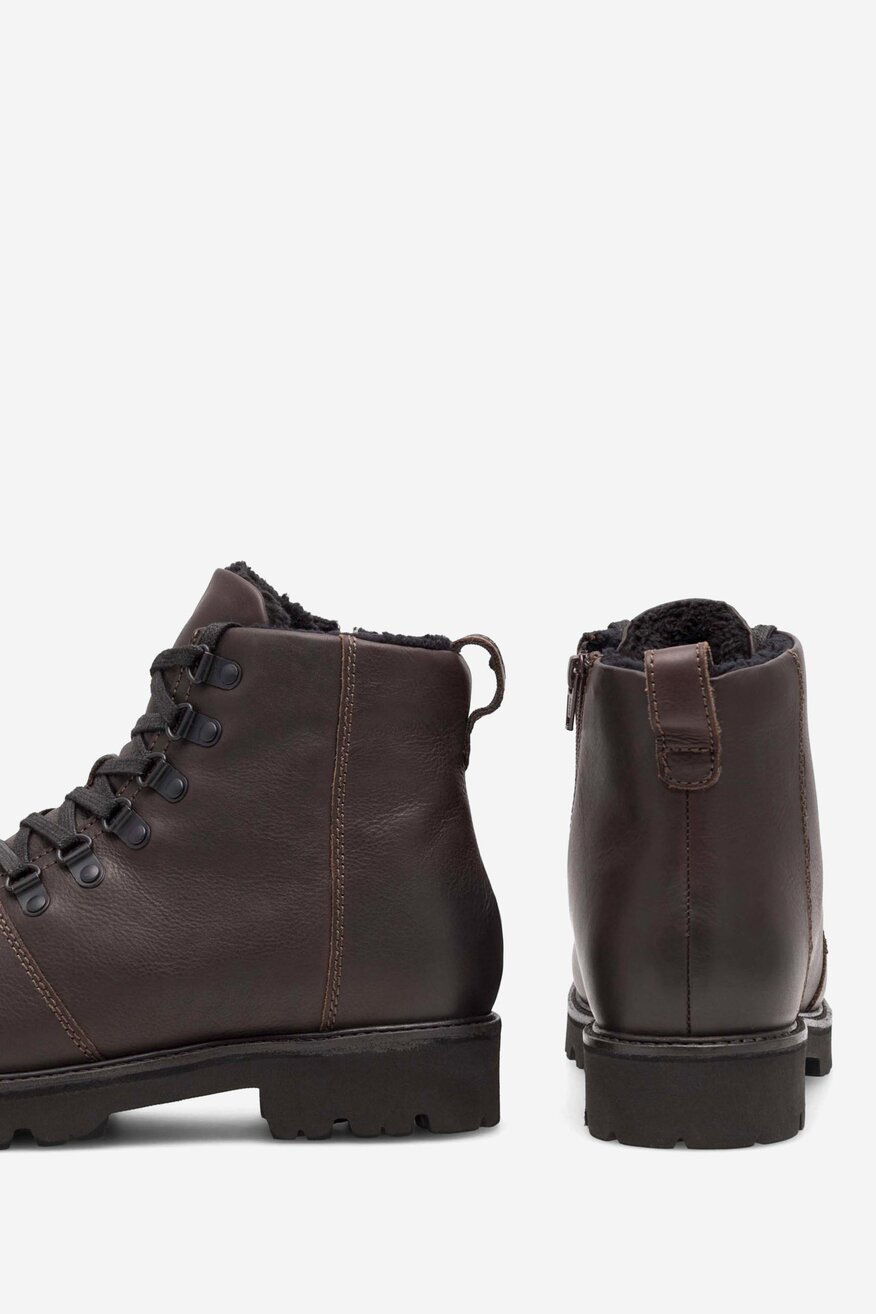 Trzewiki skórzane ocieplane