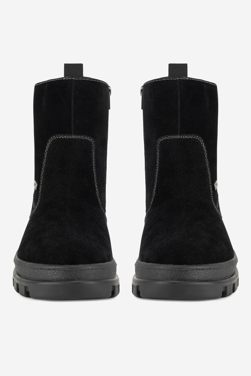 Botki skórzane ocieplane