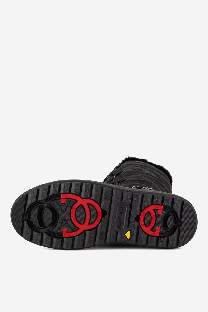 Śniegowce skórzane ocieplane