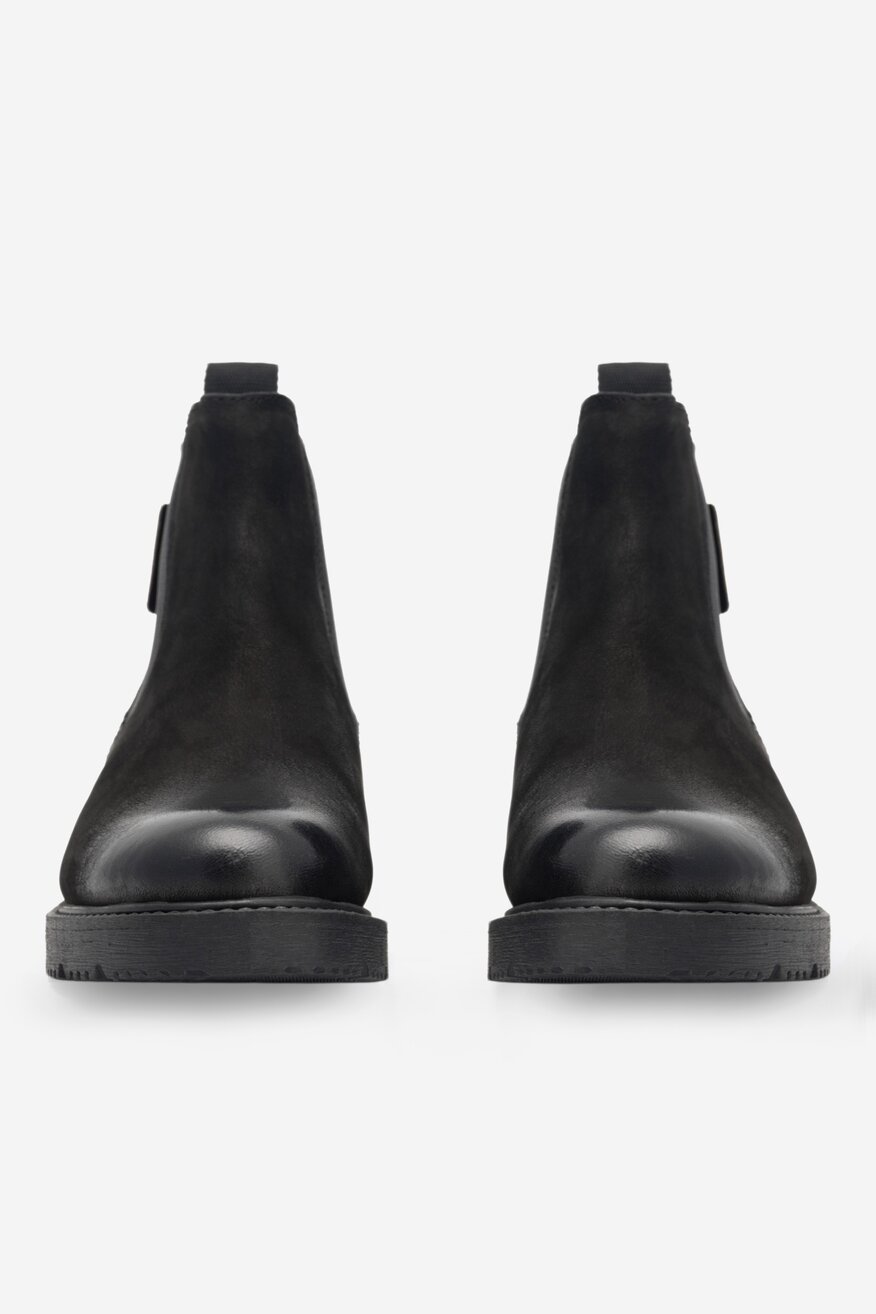 Sztyblety skórzane ocieplane