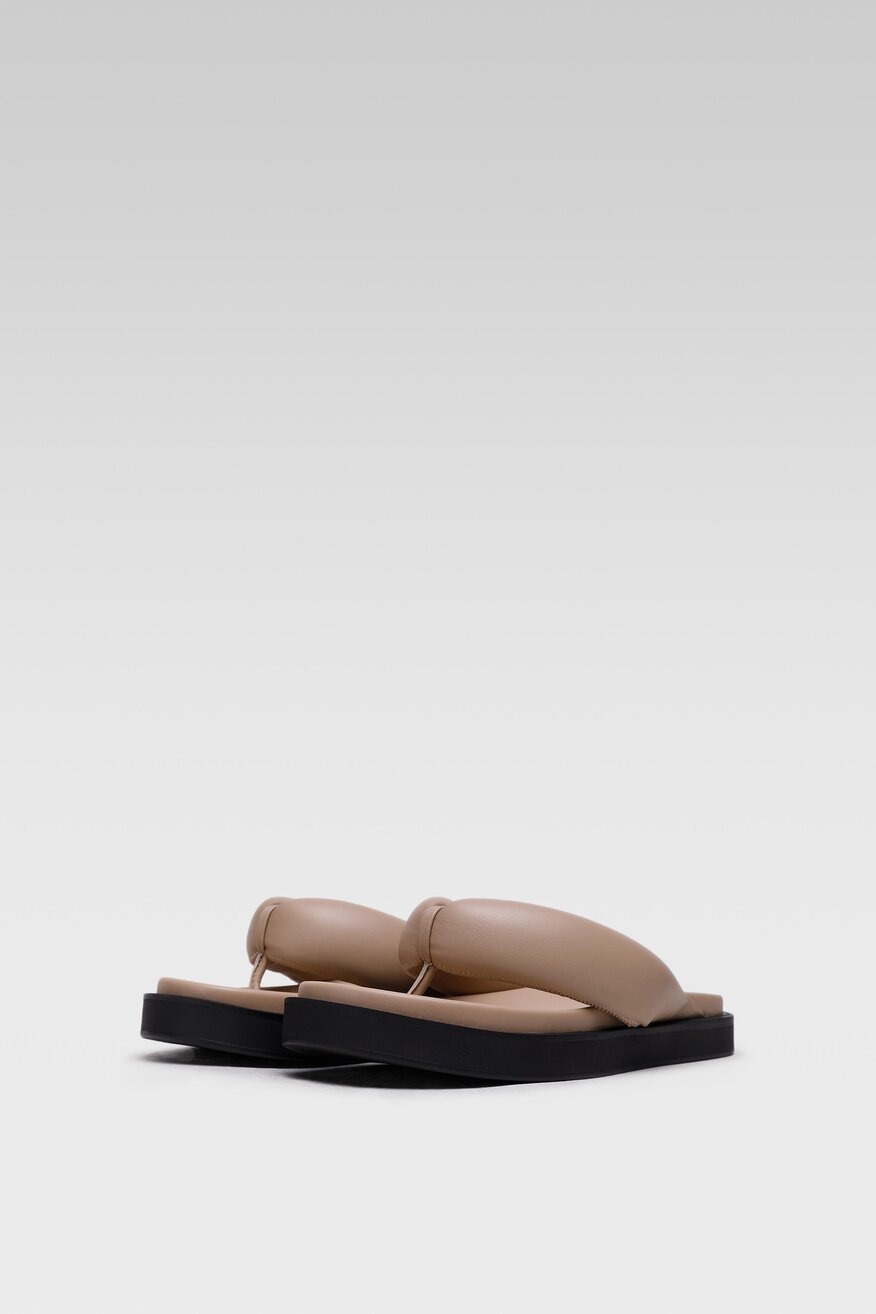 Klapki skórzane japonki