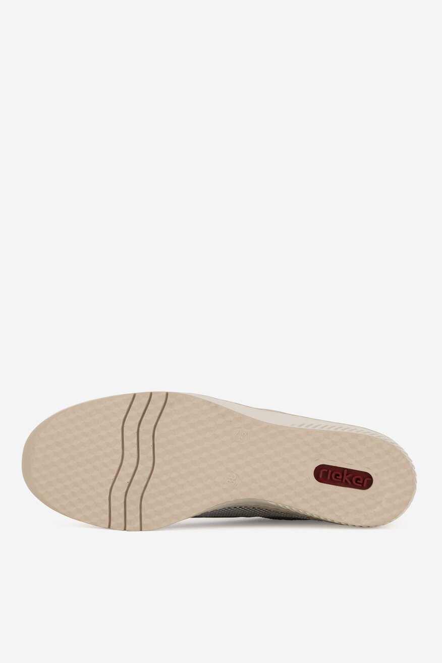 Półbuty skórzane na koturnie