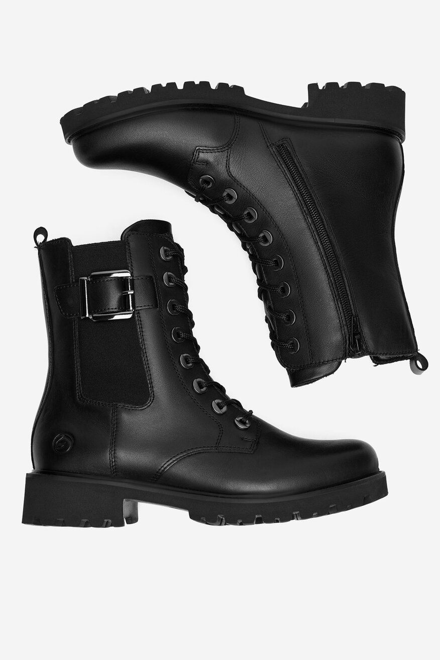 Trzewiki skórzane ocieplane