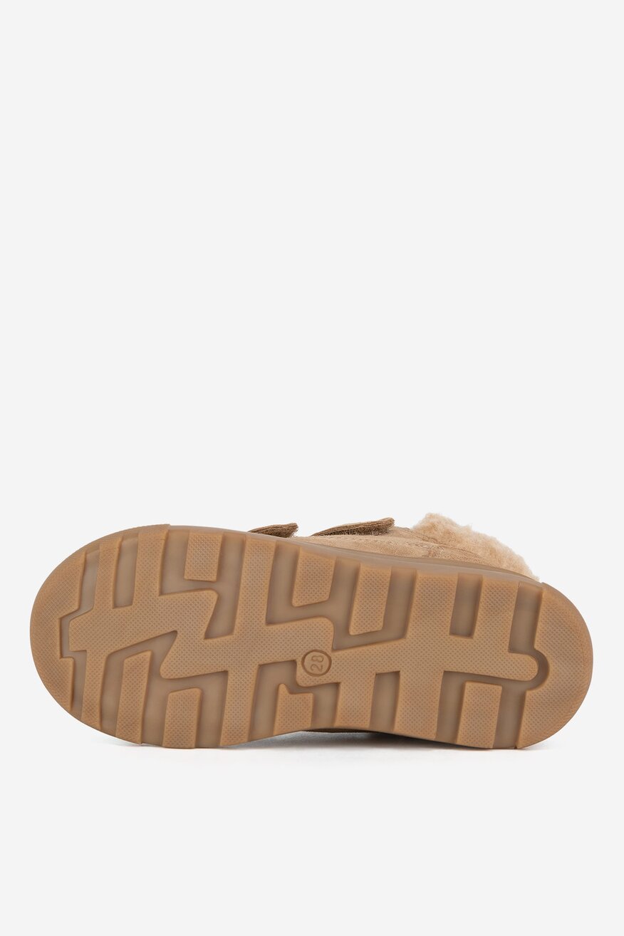 Trzewiki skórzane ocieplane