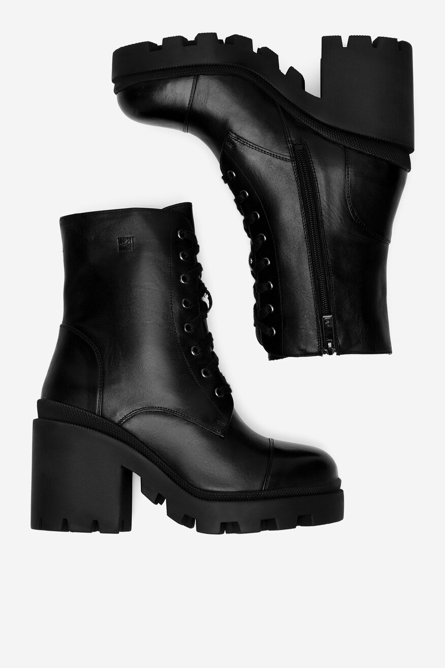 Trzewiki skórzane ocieplane