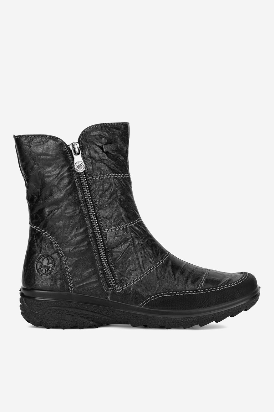 Botki skórzane ocieplane