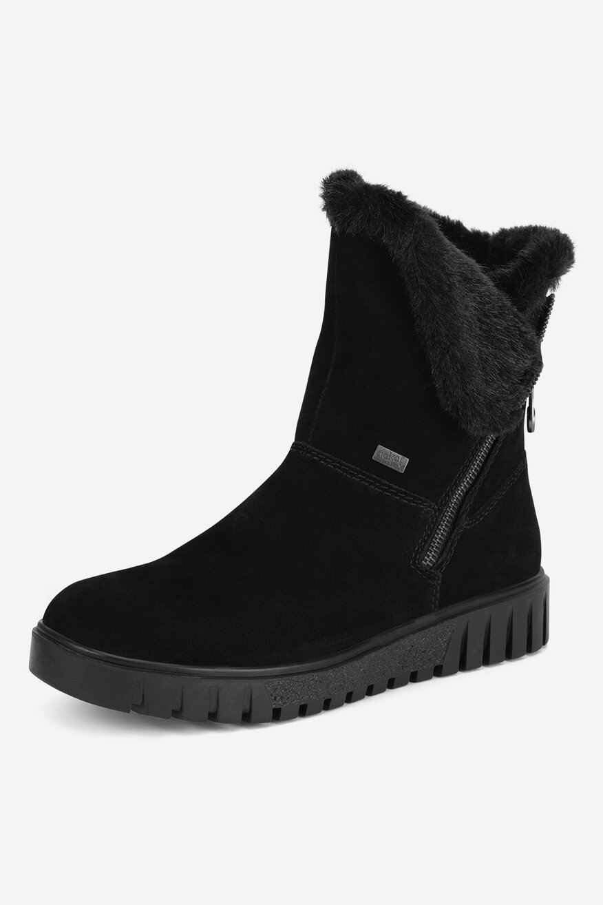 Botki skórzane ocieplane