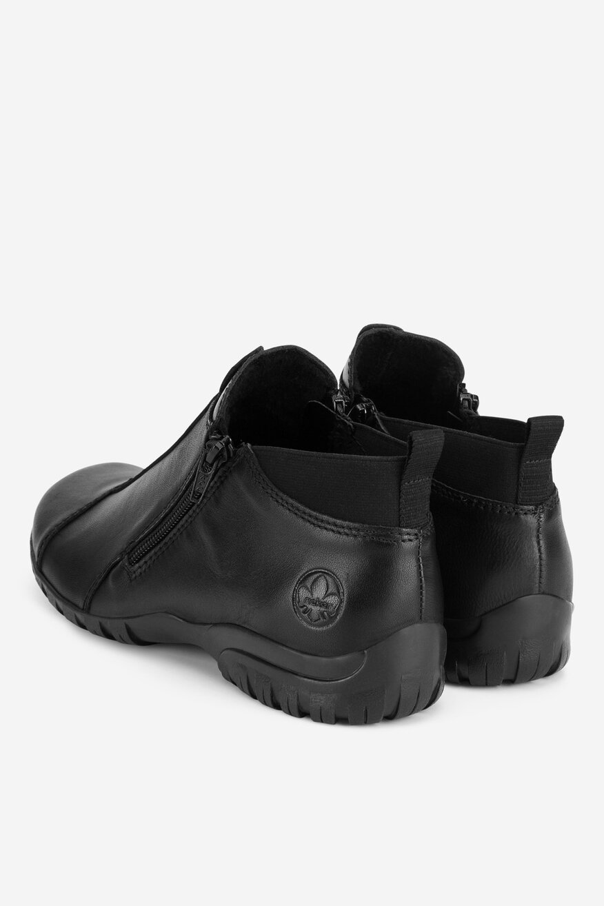 Botki skórzane ocieplane