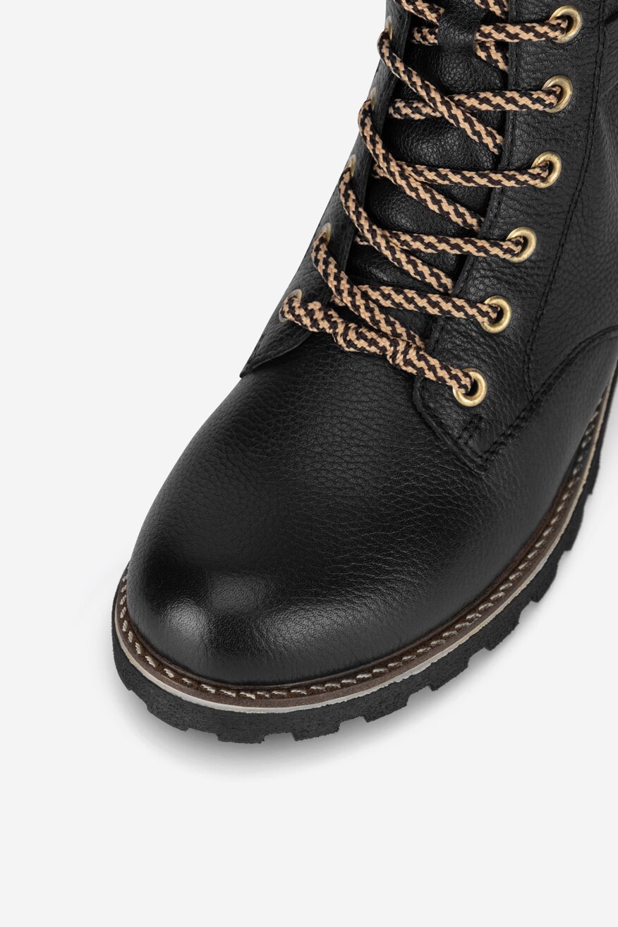 Trzewiki skórzane ocieplane