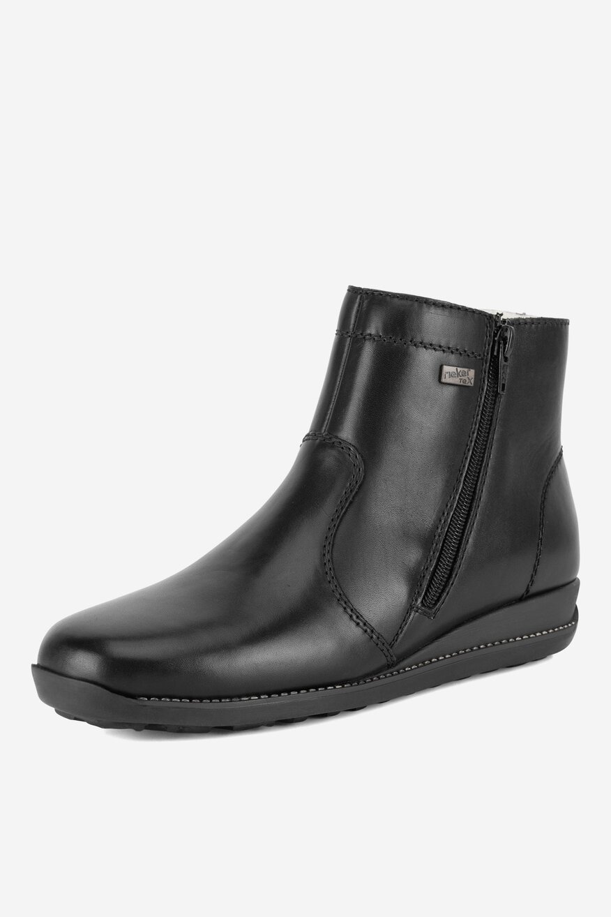 Botki skórzane ocieplane