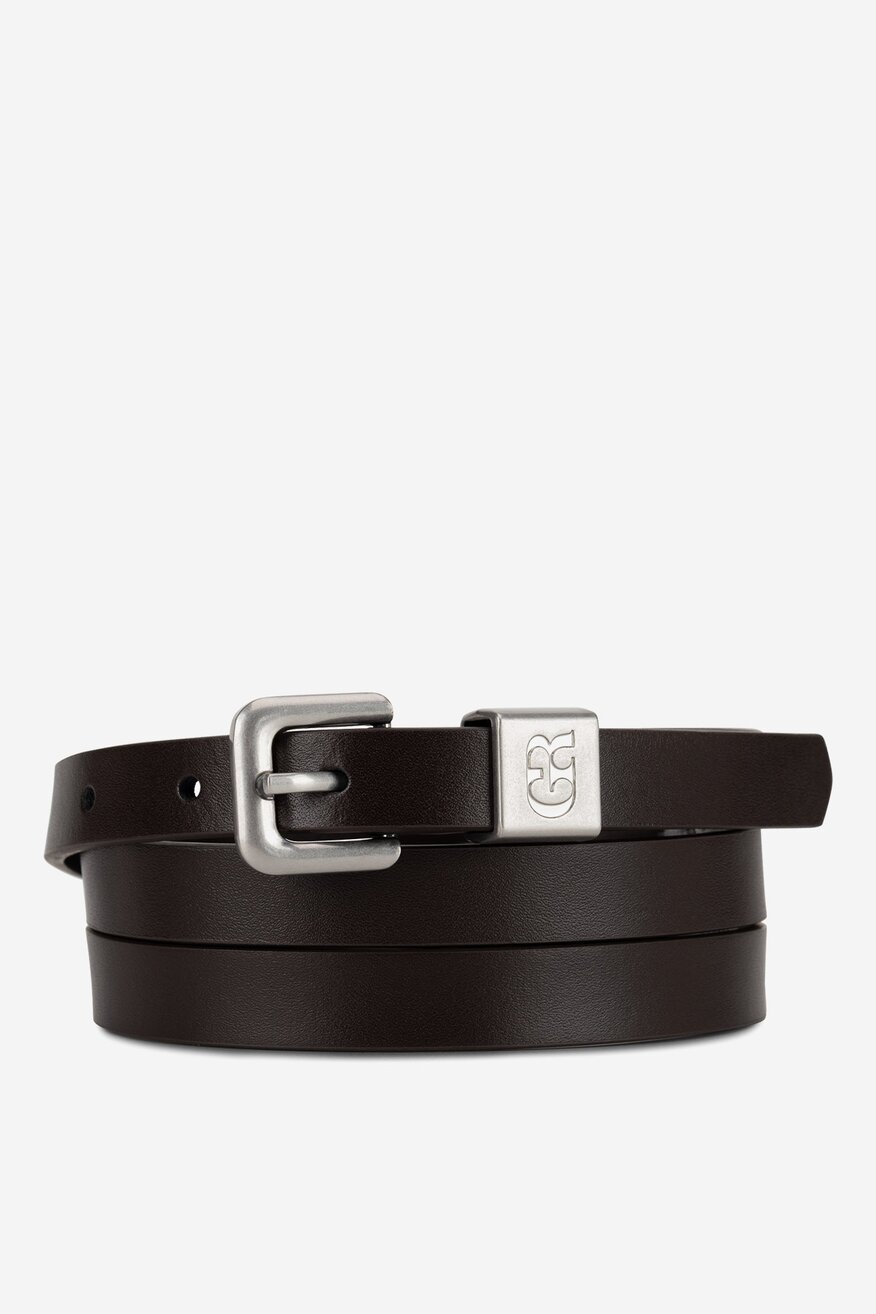 Pasek damski skórzany