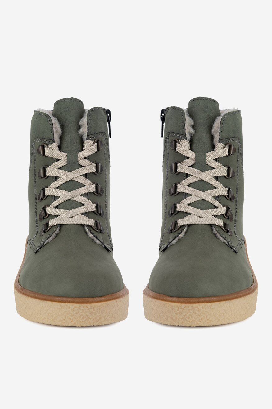 Trzewiki skórzane ocieplane