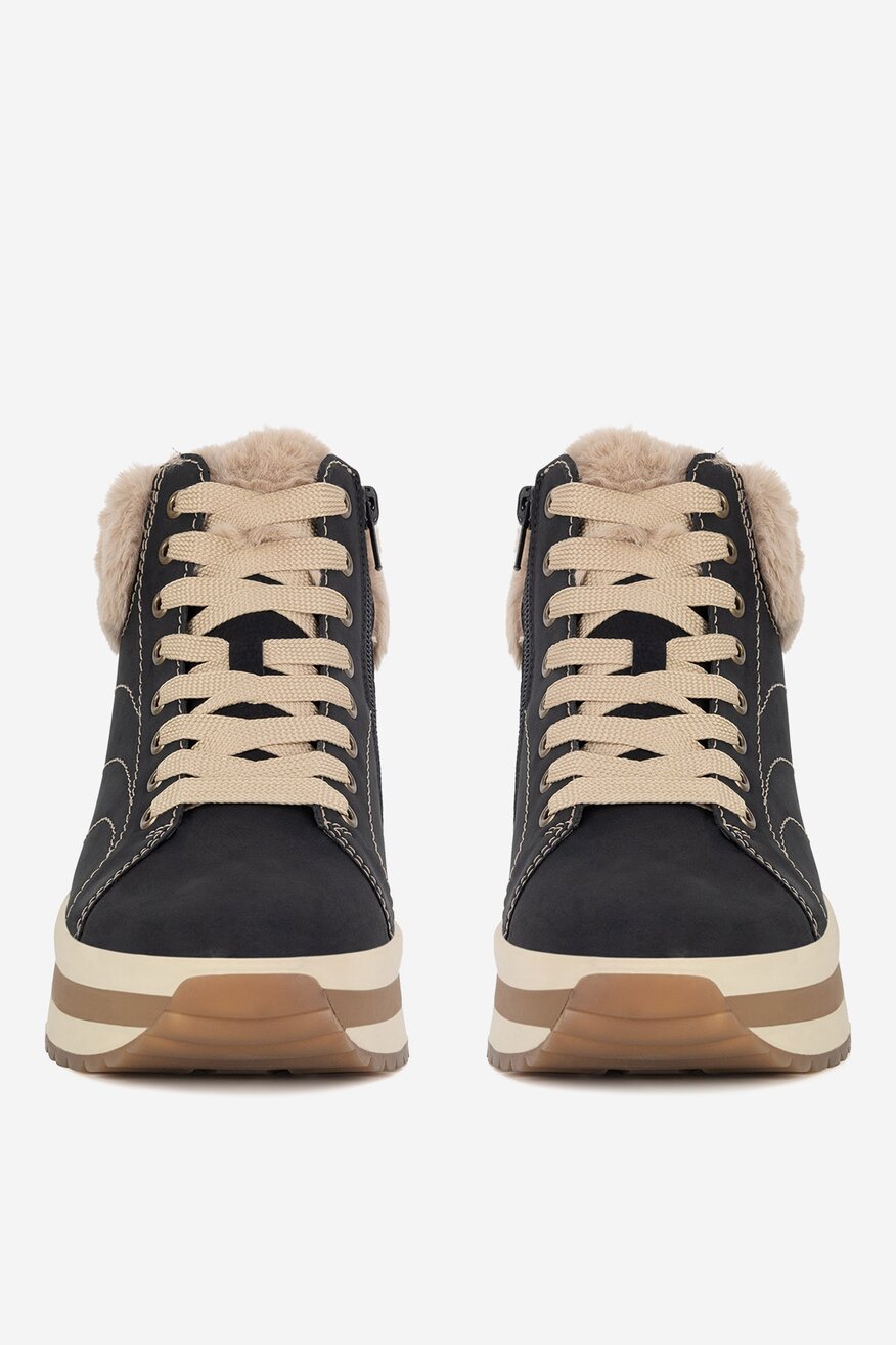 Trzewiki skórzane ocieplane