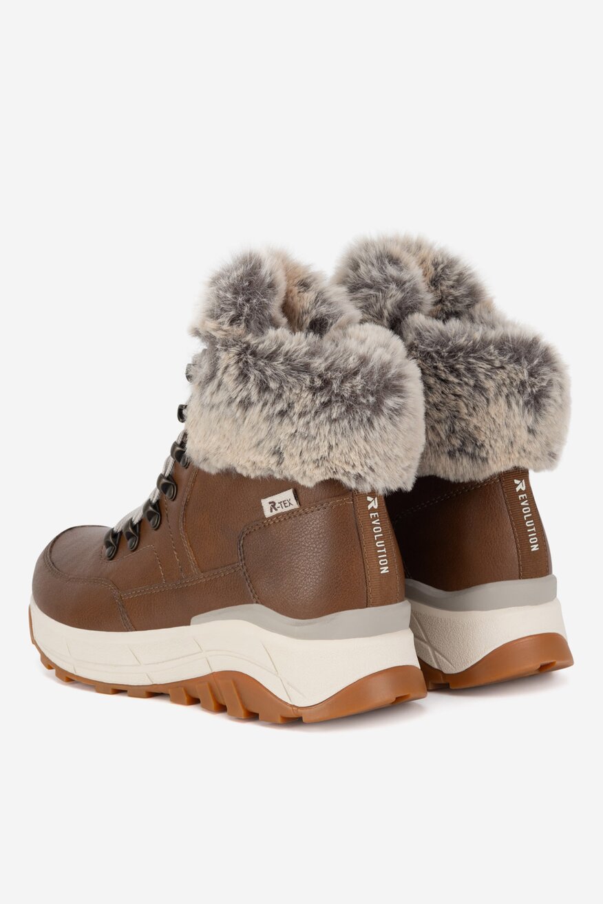 Trzewiki skórzane ocieplane