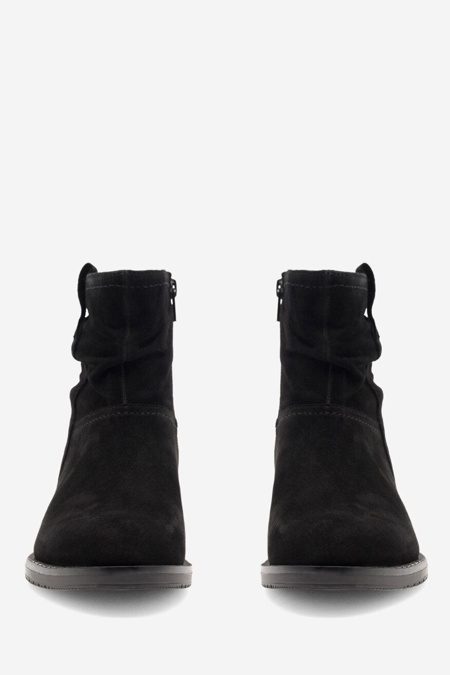 Botki skórzane ocieplane