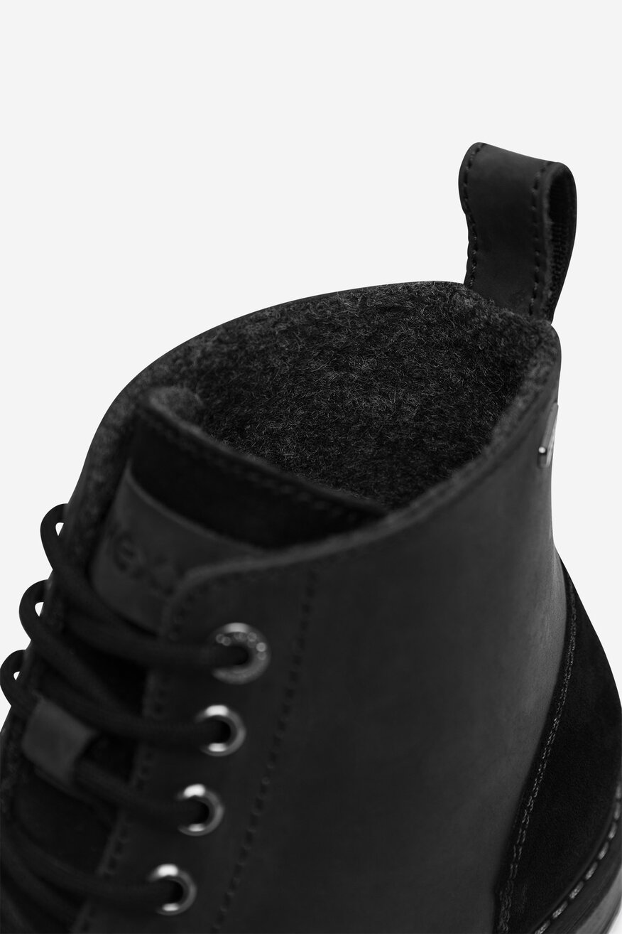 Trzewiki skórzane ocieplane