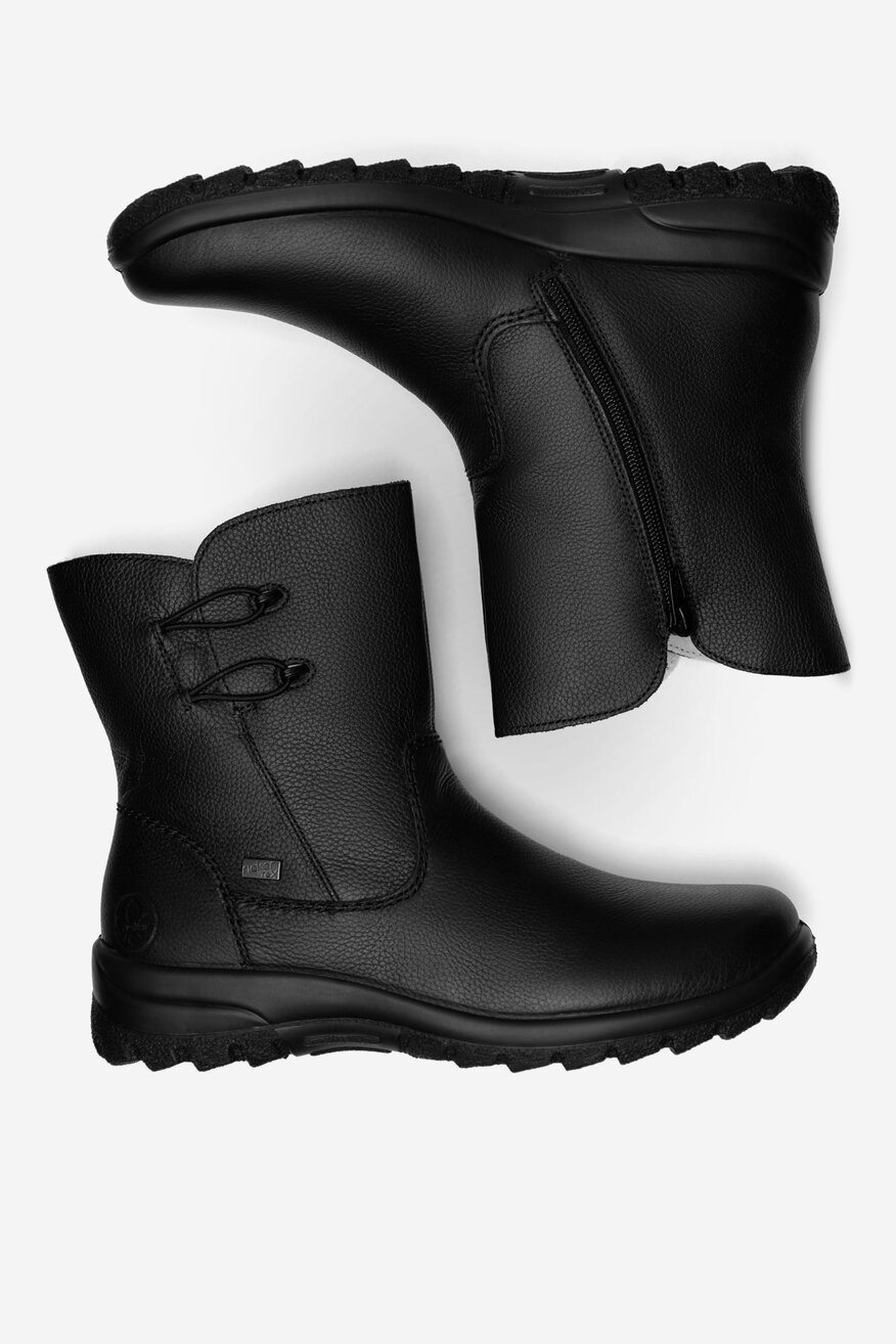 Botki skórzane ocieplane