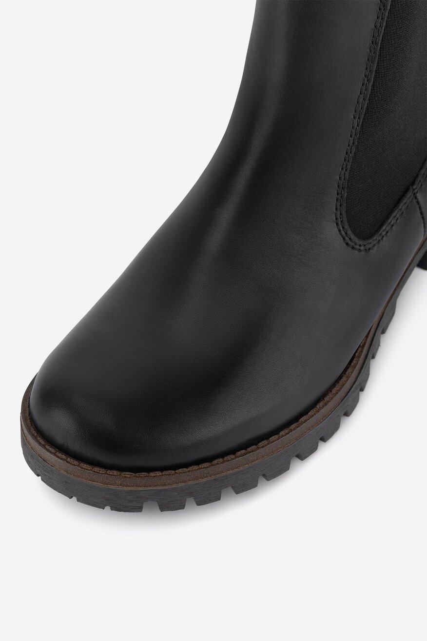 Sztyblety skórzane ocieplane