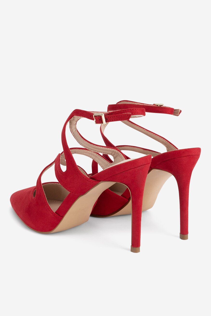 Szpilki z odkrytą piętą