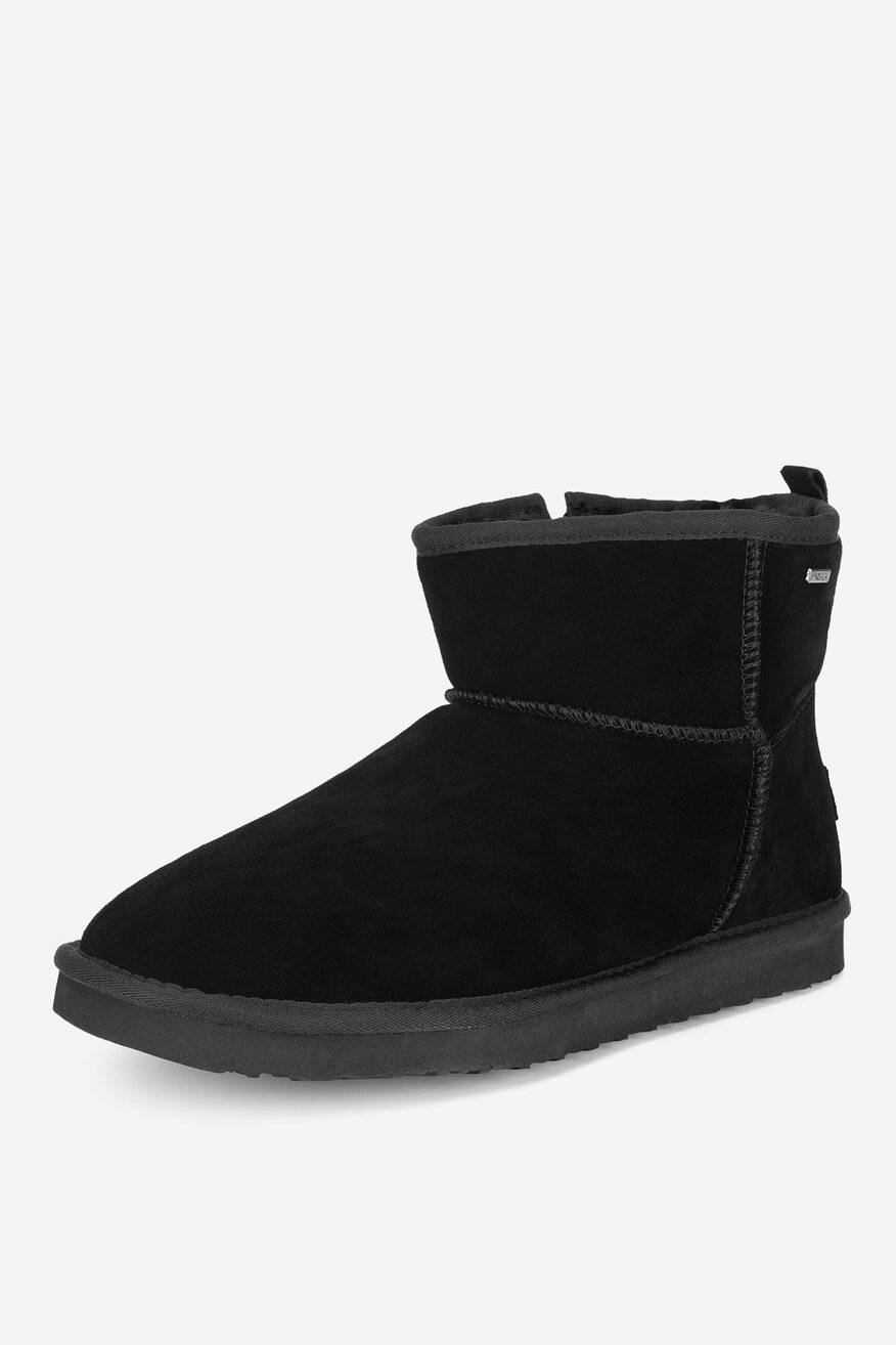 Botki skórzane ocieplane