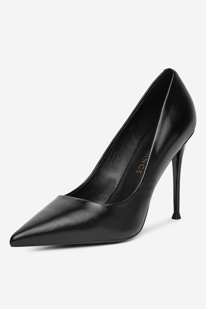 Czółenka skórzane