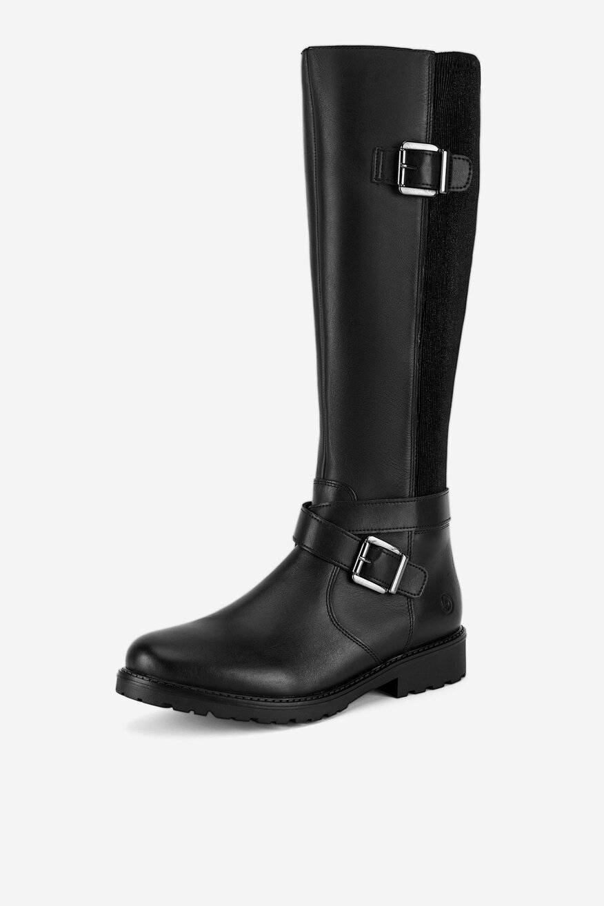 Kozaki skórzane ocieplane