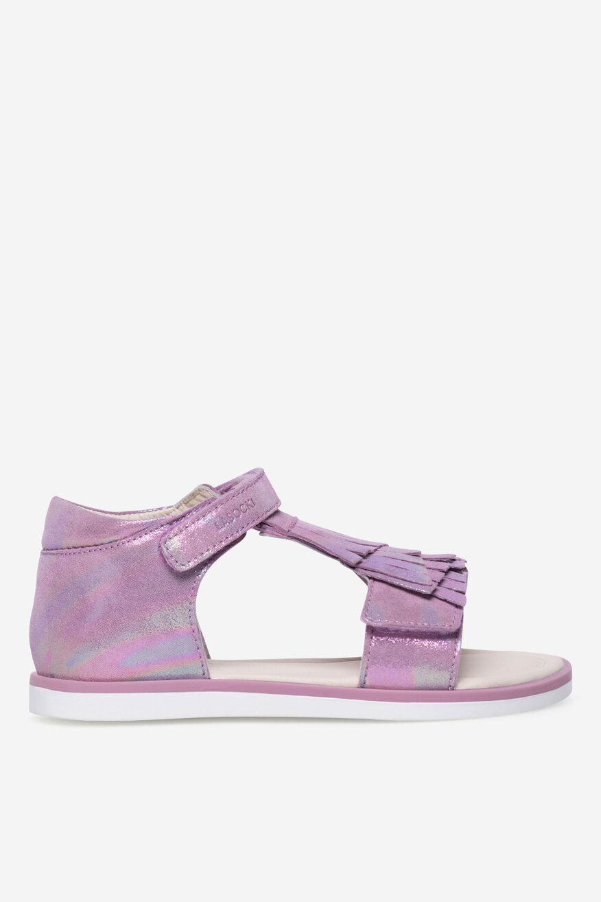 Sandały skórzane na rzepy