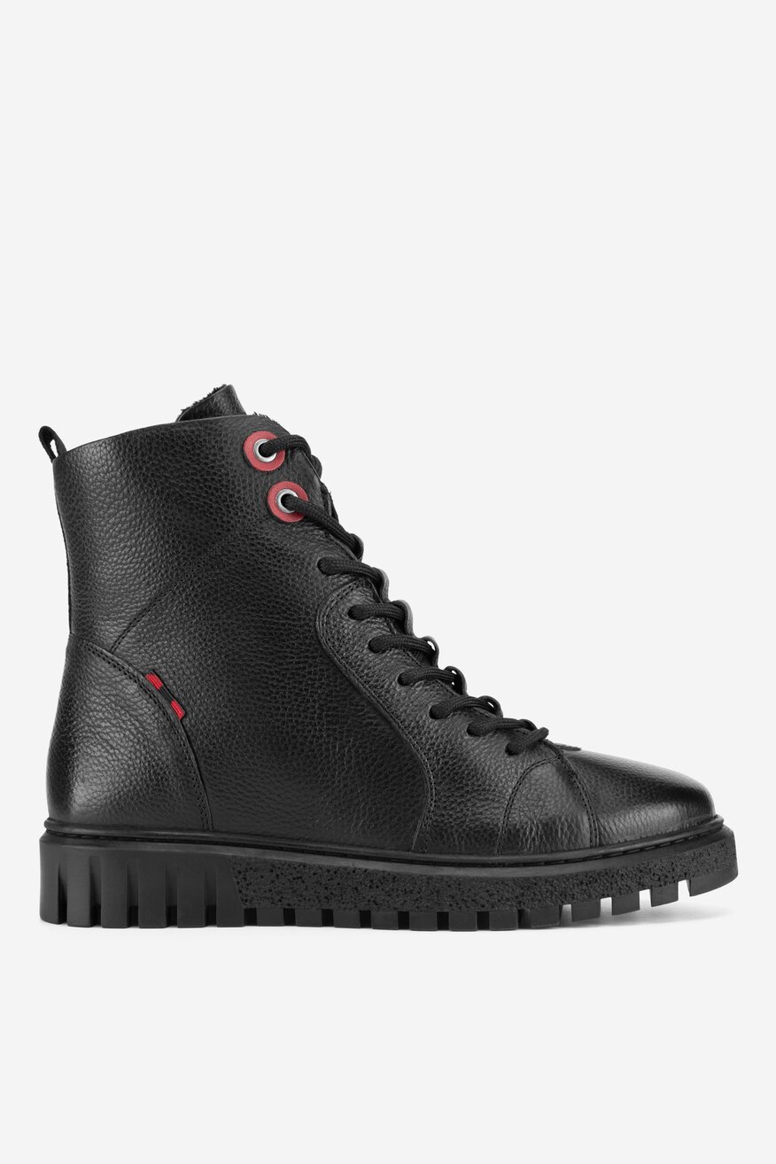 Trzewiki skórzane ocieplane