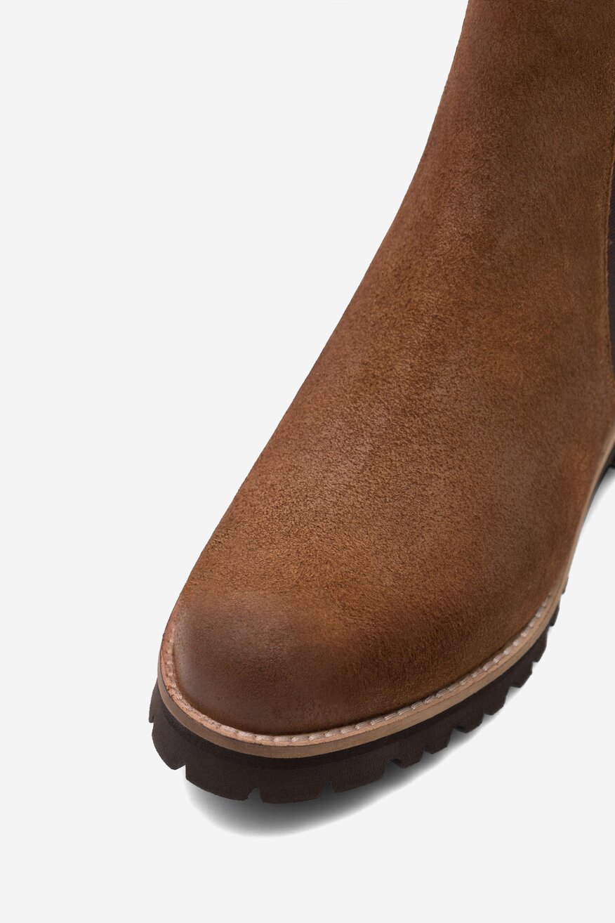 Sztyblety skórzane ocieplane