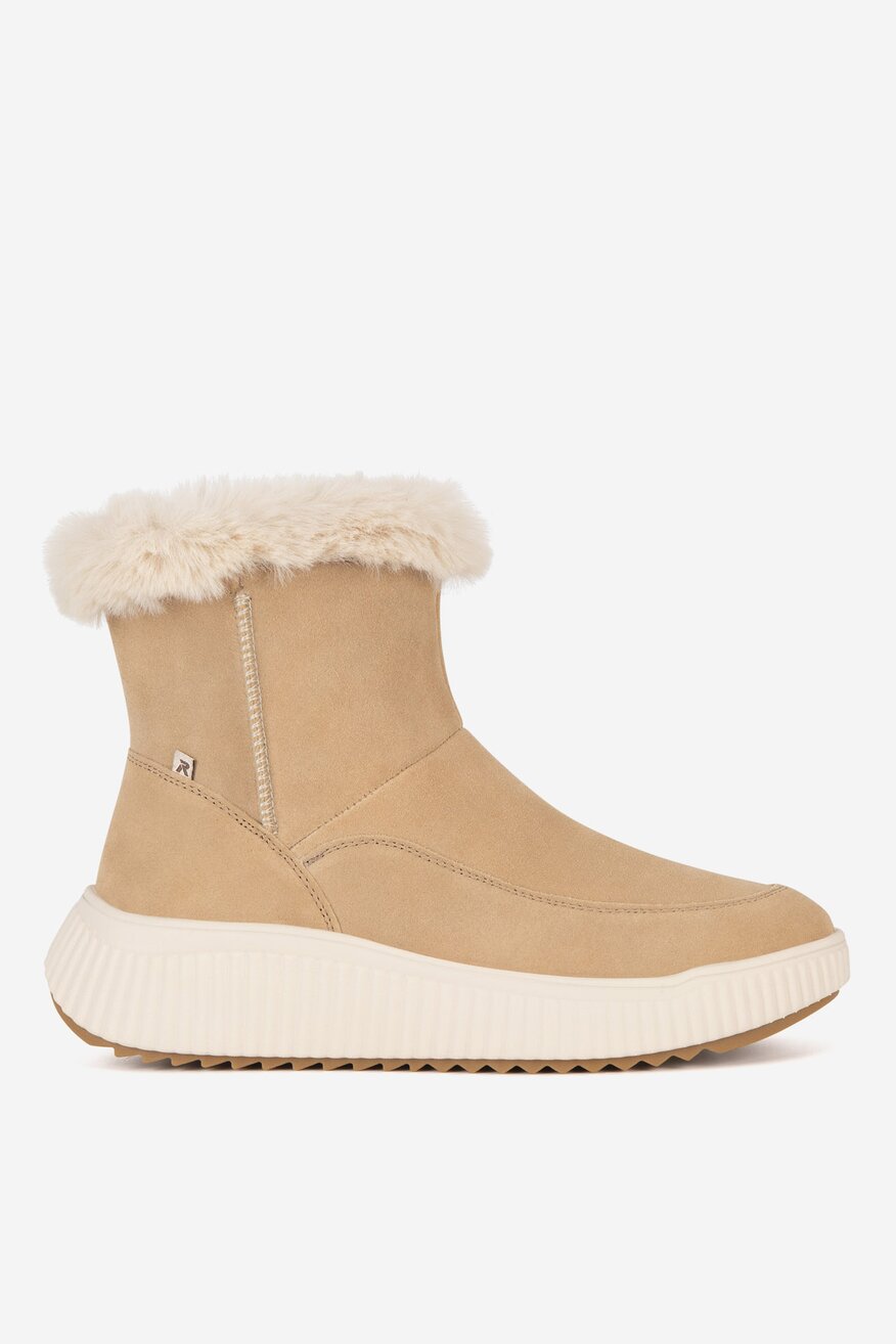 Botki skórzane ocieplane