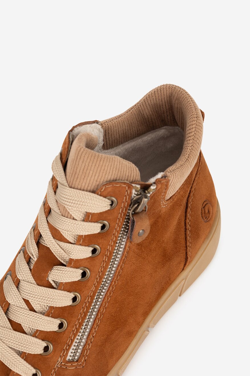 Trzewiki skórzane ocieplane