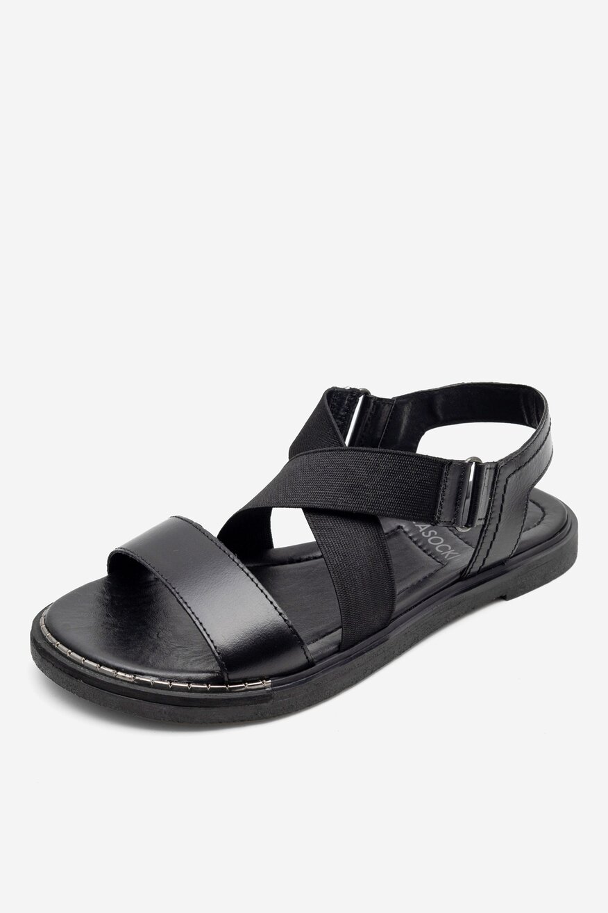 Skórzane sandały