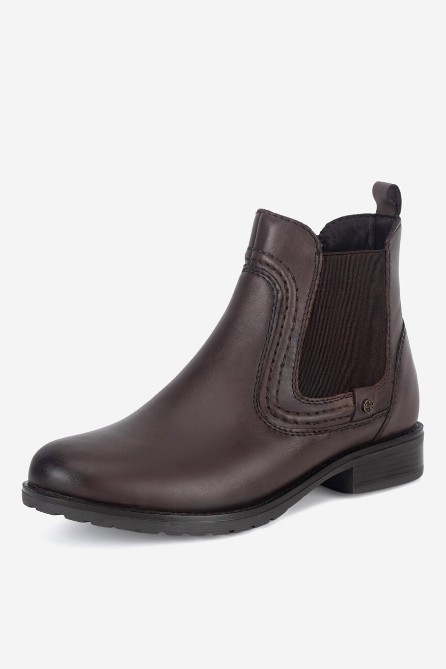 Sztyblety skórzane ocieplane