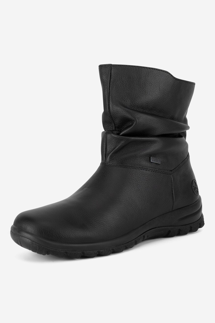 Botki skórzane ocieplane
