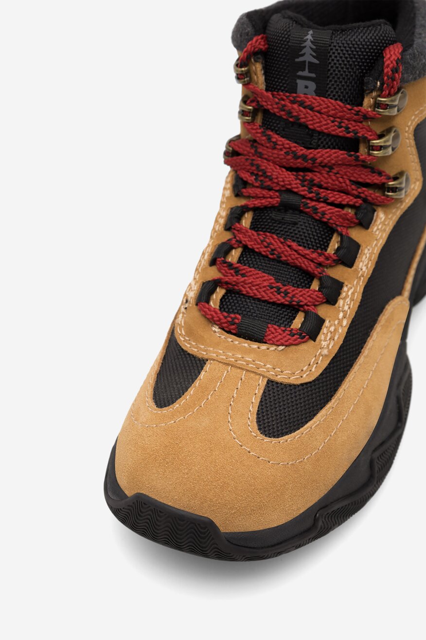 Trzewiki skórzane sportowe