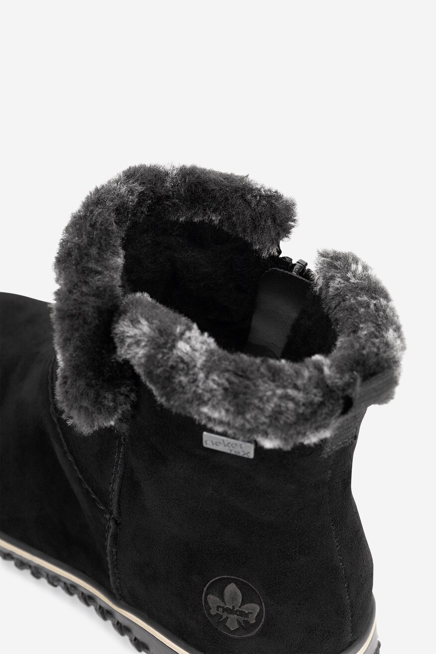 Botki skórzane ocieplane