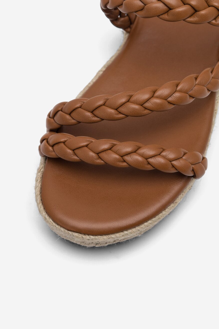 Sandały brązowe