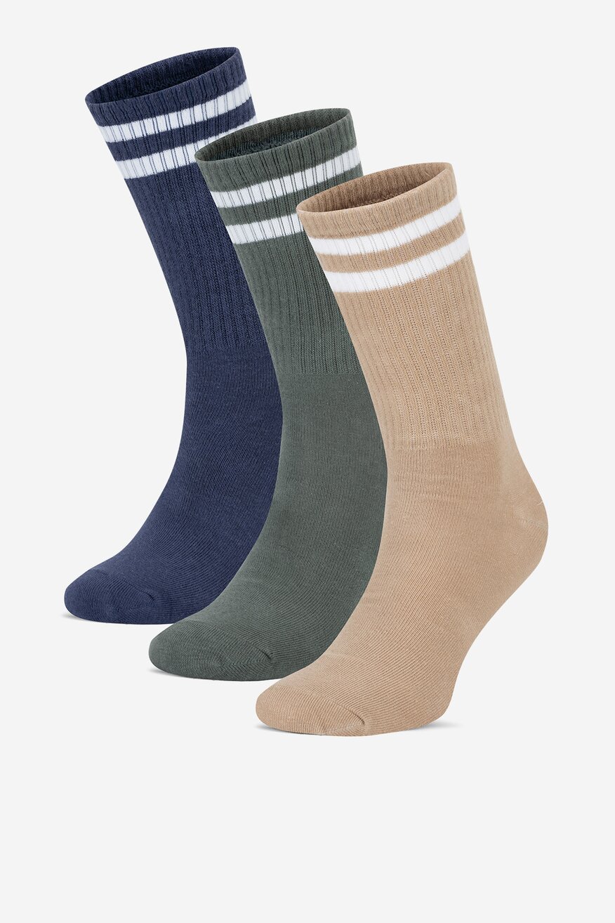 Skarpetki długie 3-pak