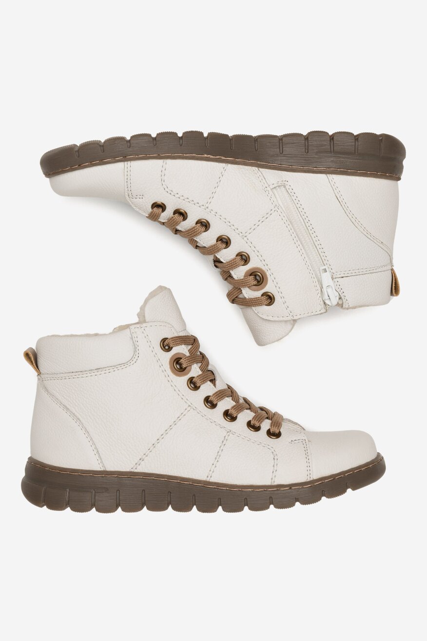 Trzewiki skórzane ocieplane