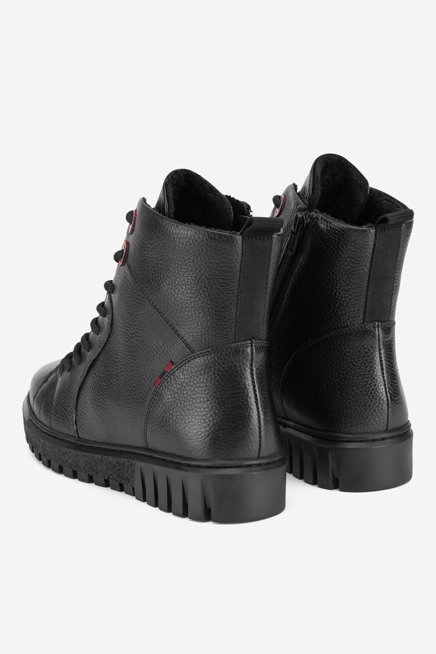 Trzewiki skórzane ocieplane