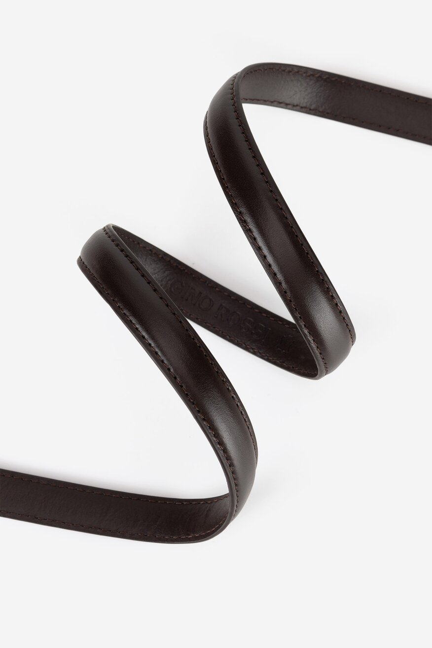 Pasek damski skórzany