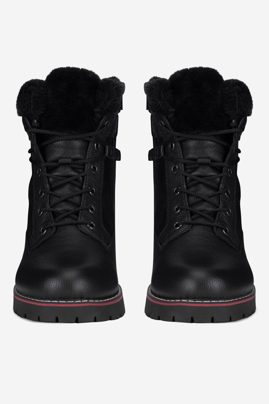 Trzewiki skórzane ocieplane