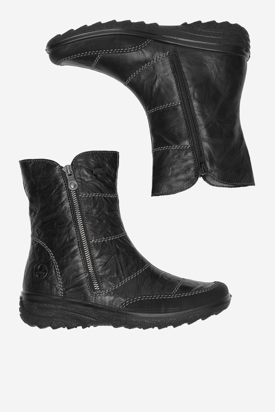 Botki skórzane ocieplane