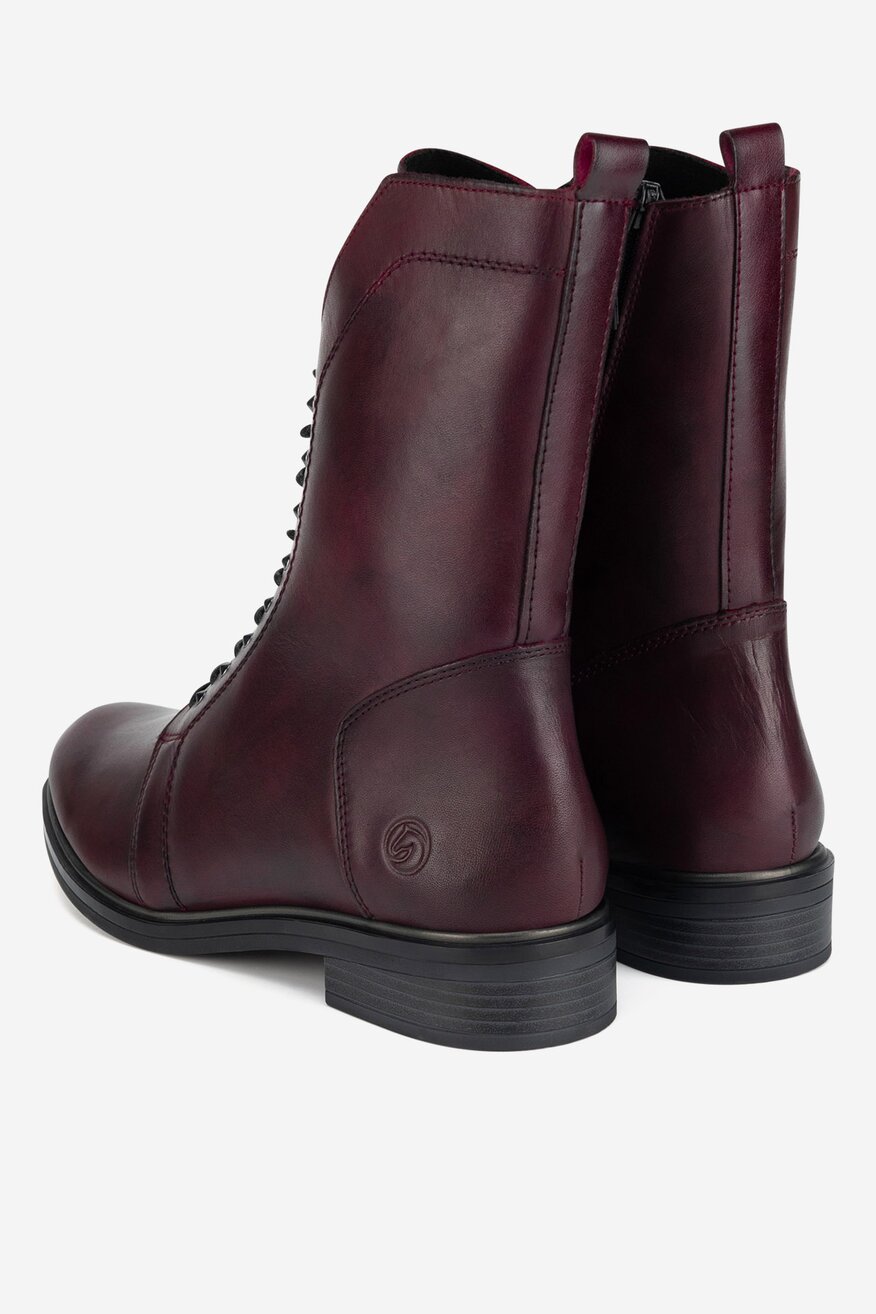 Trzewiki skórzane ocieplane