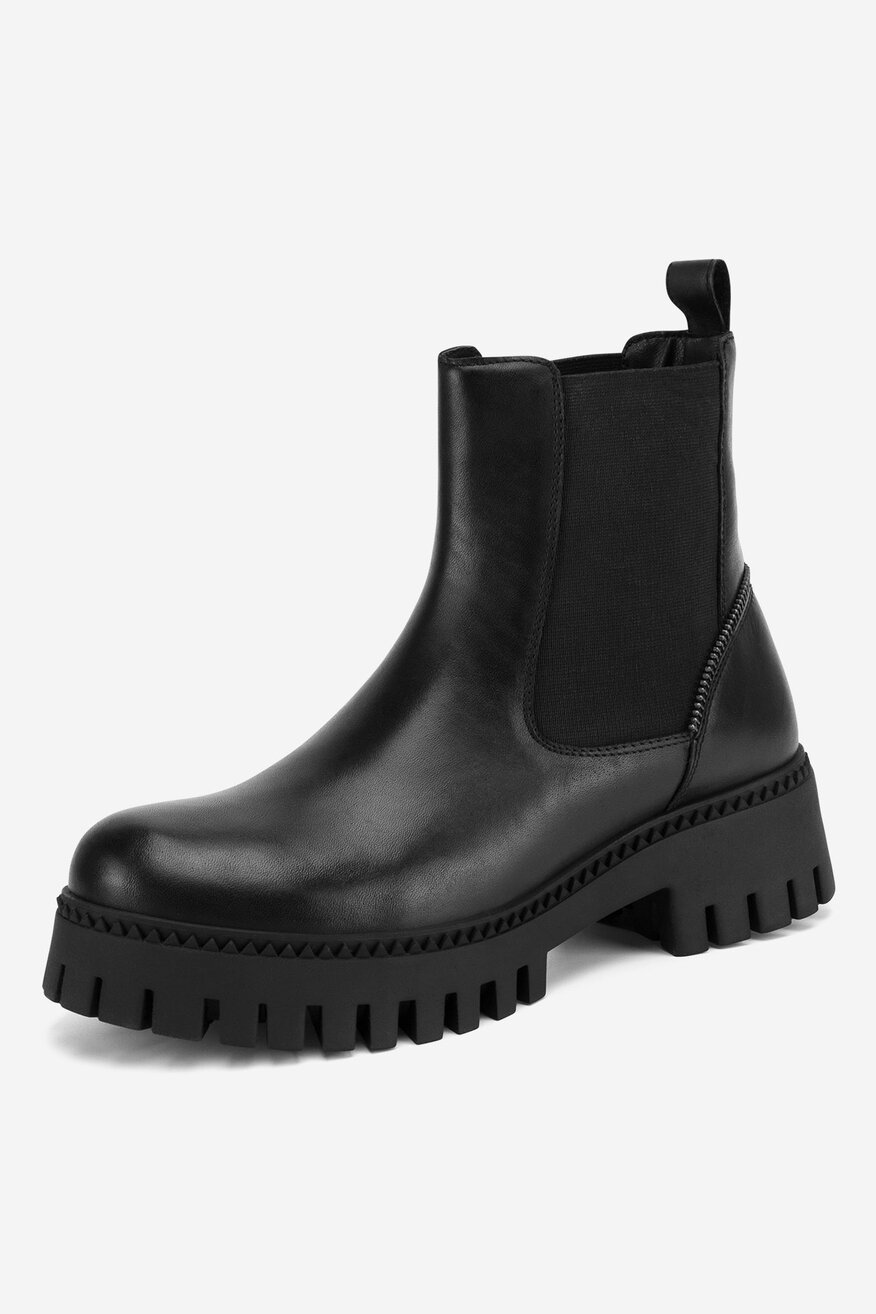 Sztyblety skórzane ocieplane