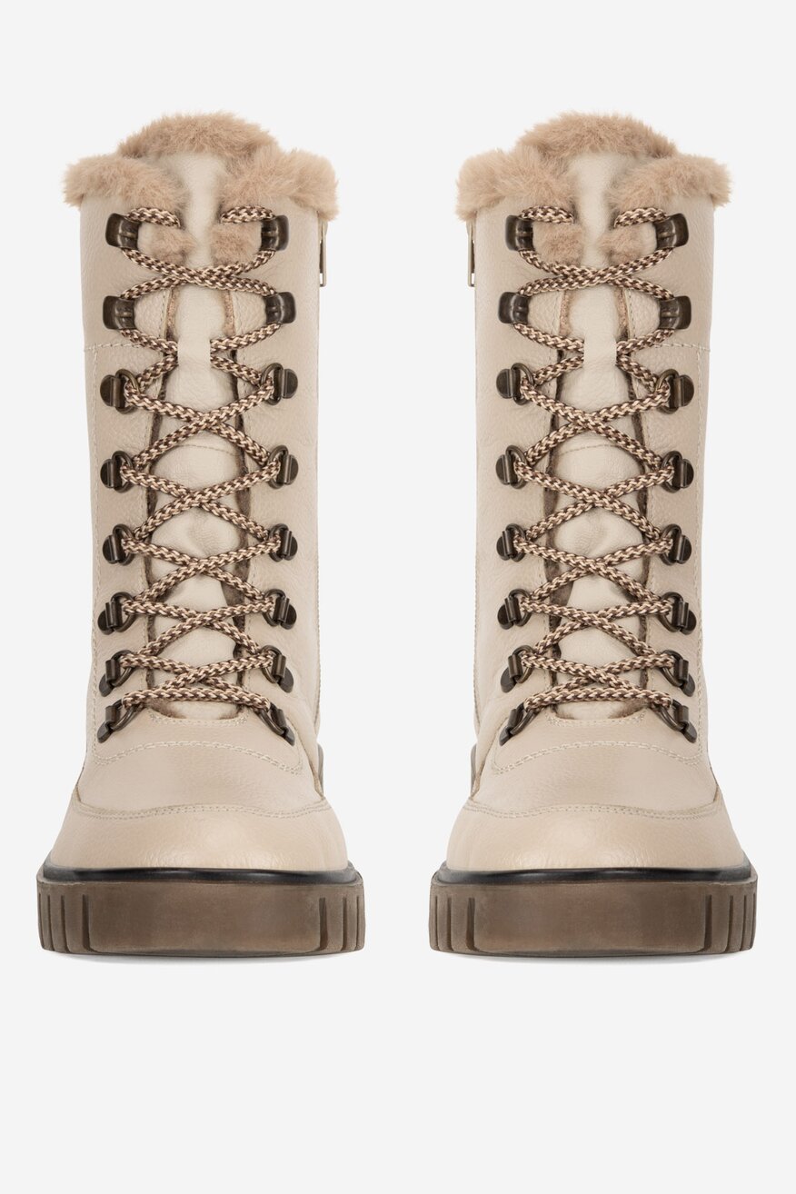 Trzewiki skórzane ocieplane