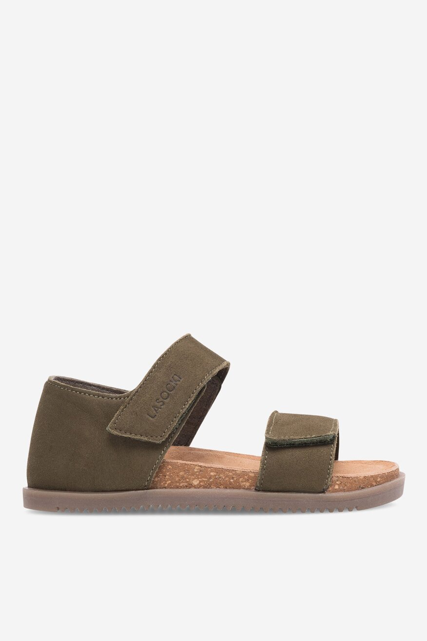 Sandały skórzane na rzepy