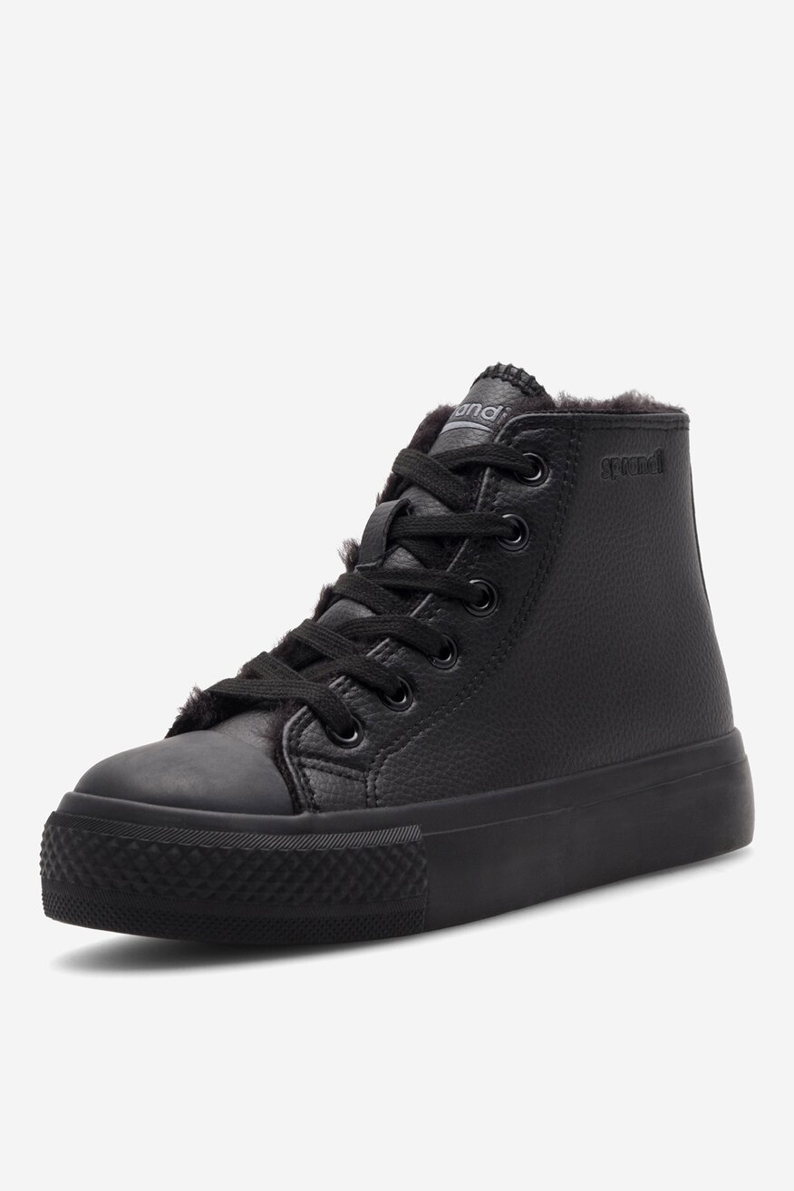 Trampki wysokie ocieplane